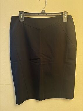 Worthington Black Pencil Skirt with Contour Seaming